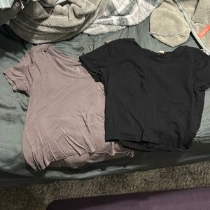 Both shirts have been worn multiple times both shirts are from Amazon
